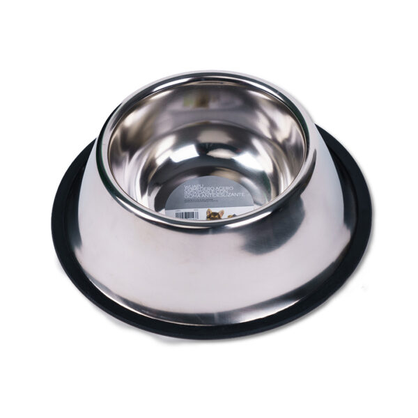 Comedero Inox. Antideslizante Cocker