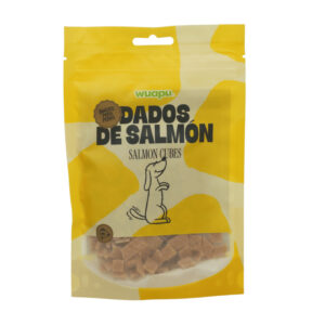 Snack Dados de Salmón. 100 g